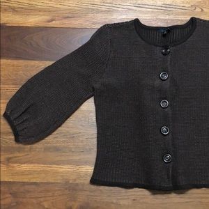 Semantiks Chocolate Brown Knit Cardigan